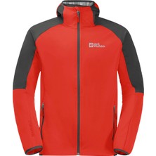 Jack Wolfskin Feldberg Hoody Erkek Kırmızı Softshell