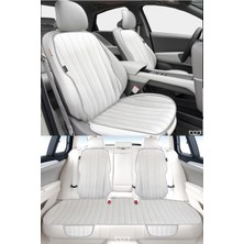 Özgürce Vodina Serisi Tay Tüyü Oto Koltuk Minderi Seti Gri