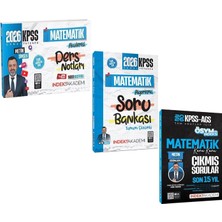 Indeks 2026 Kpss Matematik Akademisi Video Ders Notları Soru Bankası ve Çıkmış Sorular Seti 3 Kitap