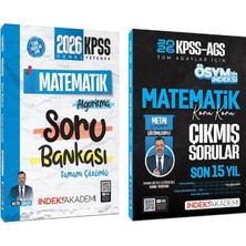 Indeks Akademi 2026 Kpss Matematik Soru Bankası ve Çıkmış Sorular Seti 2 Kitap