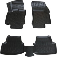 Özgürce 3D Havuzlu Siyah Paspas Volkswagen T Roc Için | Koruma ve Şıklık