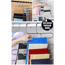 Normadia Paslanmaz Çelik Katmanlı Pantolon ve Kravat Askısı, Dolap Organizasyonu