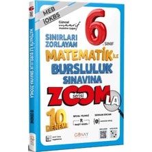 Günay Yayınları 6. Sınıf Matematik Zoom La Bursluluk Sınavı 10 Deneme
