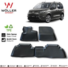 Özgürce 3D Havuzlu Paspas, Toyota Proace City 2021 ve Sonrası Için Uygun
