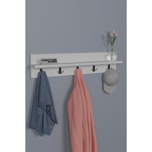 Normadia Şık ve Pratik Antre Duvar Askısı, Beyaz, Dayanıklı ve Kullanışlı