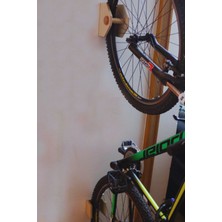 Normadia Dikey Plywood Bisiklet Askısı, Ahşap Duvara Monte Depolama Aparatı