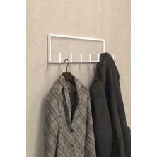 Normadia Modern 7 Kollu Metal Çok Amaçlı Duvar Askısı, Ev ve Mutfak Düzenleyici