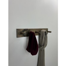 Normadia Şık Ahşap Duvar Askılığı, 5 Askılı, Estetik ve Fonksiyonel Tasarım