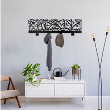 Normadia Çok Fonksiyonlu Metal Askılık Seti, Duvar Mont Askısı, 60CM, 4'lü