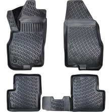 Özgürce Ebatlı 3D Havuzlu Paspas, 2010 ve Üzeri Fiat Punto Evo Için Uygun