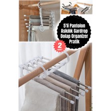 Normadia 2'li Katlanabilir Pantolon ve Etek Rafı, Dolabınızı Düzenler