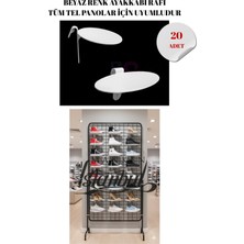 Normadia 20 Adet Plastik Ayakkabı Standı, Pratik ve Şık Depolama Çözümü