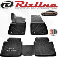 Özgürce 5d Paspas Takımı, Sedan, Siyah, 4 Parça, Ford Focus 2019 ve Sonrası