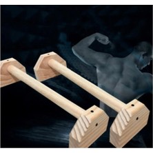Ahşap Fitness Ekipmanları Şınav Standları 14X30X11CM