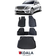 Özgürce W204 Mercedes C Serisi Havuzlu Paspas ve Bagaj Seti 2007-2013
