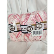 Belirtilmemiş Ören Bayan Favori Baby Ebruli El Örgü Ipi (3 Adet) - Renk: 652