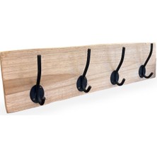 Normadia Şık ve Dayanıklı Ahşap Duvar Askısı, Ev ve Ofis Dekorunu Tamamlar