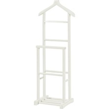 Normadia Şık Beyaz Lake Uşak Askılık, Çiftli ve Kullanışlı Tasarım