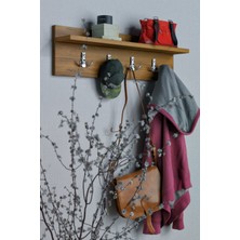 Normadia Pratik Ceviz Renkli Giriş ve Hol Askılığı, Şık ve Kullanışlı Tasarım