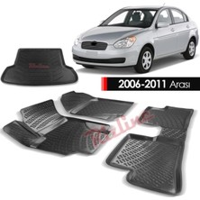 Özgürce 3D Paspas ve Bagaj Havuzu Set 2006-2011, Accent Era Uyumlu