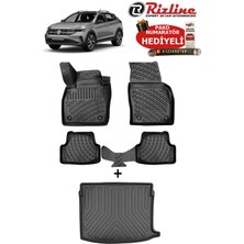 Özgürce 2020-2025 Volkswagen Taigo Havuzlu Paspas ve Bagaj Seti Hediye