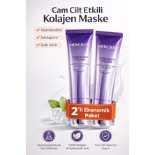 Mercilen 2’li Soyulabilir Kolajen Jel Yüz Maskesi – Cam Cilt Etkili Kore Bakımı Avantajlı Paket
