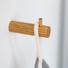 Normadia Modern Ahşap Duvar ve Banyo Askılıkları, 4'lü Set