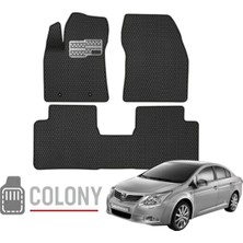 Özgürce Premium Eva Paspas Seti, Toyota Avensis Sedan 2008-2011 Uyumlu Siyah