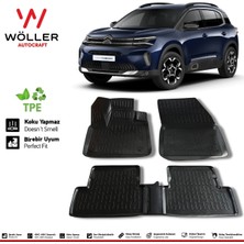 Özgürce 3D Havuzlu Paspas Citroen C5 Aircross 2019 ve Sonrası Için Uyumlu