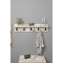 Normadia Duvar Askılığı Elbise Portmanto 80 Cm, Düz ve Şık Tasarım