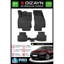 Özgürce Passat B8 3D Pro Havuzlu Paspas, A+ Kalite, 2015-2019, Dayanıklı ve Şık