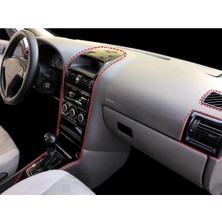Özgürce Maun Torpido Kaplama Seti Opel Astra G 1994-2005, Piano Black, Tam Uyumluluk