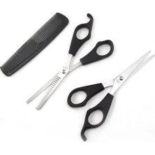 Aksiyon Global Kuaför Seti Saç Kesme ve Inceltme Makası Tarak Hediye 3lü Set - Lisinya