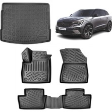 Özgürce Mild Hybrid 2023 Siyah 3D Havuzlu Paspas ve Bagaj Havuzu Seti