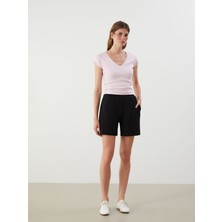 Lc Waikiki Yeni Sezon Beli Lastikli Kadın Şort