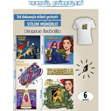 Agg Reklam Ütü ile Yapışan Kıyafet Etiketi Prenses Isabella   6lı Set