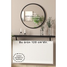 Normadia Siyah Petek Üstü Tak Çıkar Raf 120 Cm, Duvar Montajsız, Pratik Kullanım