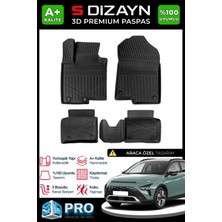 Özgürce Hyundai Bayon 2021 3D Pro Havuzlu Paspas A+ Kalite - Şık ve Koruyucu