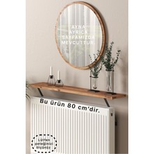 Normadia Atlantik Çam Petek Üstü Tak Çıkar Raf 80 Cm, Duvar Montajsız, Şık ve Kullanışlı