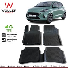 Özgürce 2020 Sonrası Hyundai I10 Için 3D Havuzlu Paspas Seti