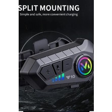 Kyops Y10 Kask Kulaklık Bluetooth Motosiklet Kulaklık 5,3 Bluetooth Intercom Motorsiklet Kulaklık - Lisinya