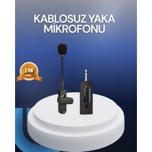 Kyops Bluetooth 5.2 Kablosuz Mikrofon – 360° Ses Algılama, Gürültü Engelleme, 4 Saat Çalışma - Lisinya