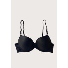 Giyim Mikro Kumaş Push Up Dolgulu Balenli Günlük Tek Destekli Sütyen