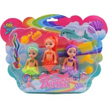 E-Woman 6021 - Deniz Kızı Aksesuarlı 3 Lü Kartela (Lisinya)