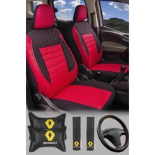Özgürce Renkli ve Konforlu Otomobil Koltuk Kılıfı, Renault Clio 1-2-3 Modeli Için