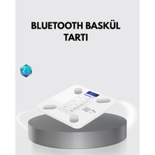 Kyops Bluetooth Akıllı Tartı – 8 Fonksiyonlu Dijital Baskül, 180 kg Kapasiteli - Lisinya