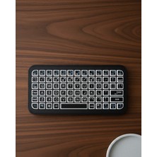Aksiyon Global Bluetooth 5.2 Destekli Kablosuz Mini Rgb Klavye Ultra Ince - Lisinya