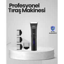 Kyops Şarjlı Tıraş Makinesi –dijital Ekranlı, Hızlı Şarjlı, Profesyonel Kesim Seti - Lisinya