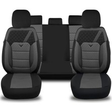 Özgürce Gri Koltuk Kılıfı Nissan Qashqai 2017 Uyumlu KKG452