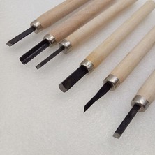 Kyops Ağaç Oyma Seti 6 Parça - Iskarpela Seti - Lisinya